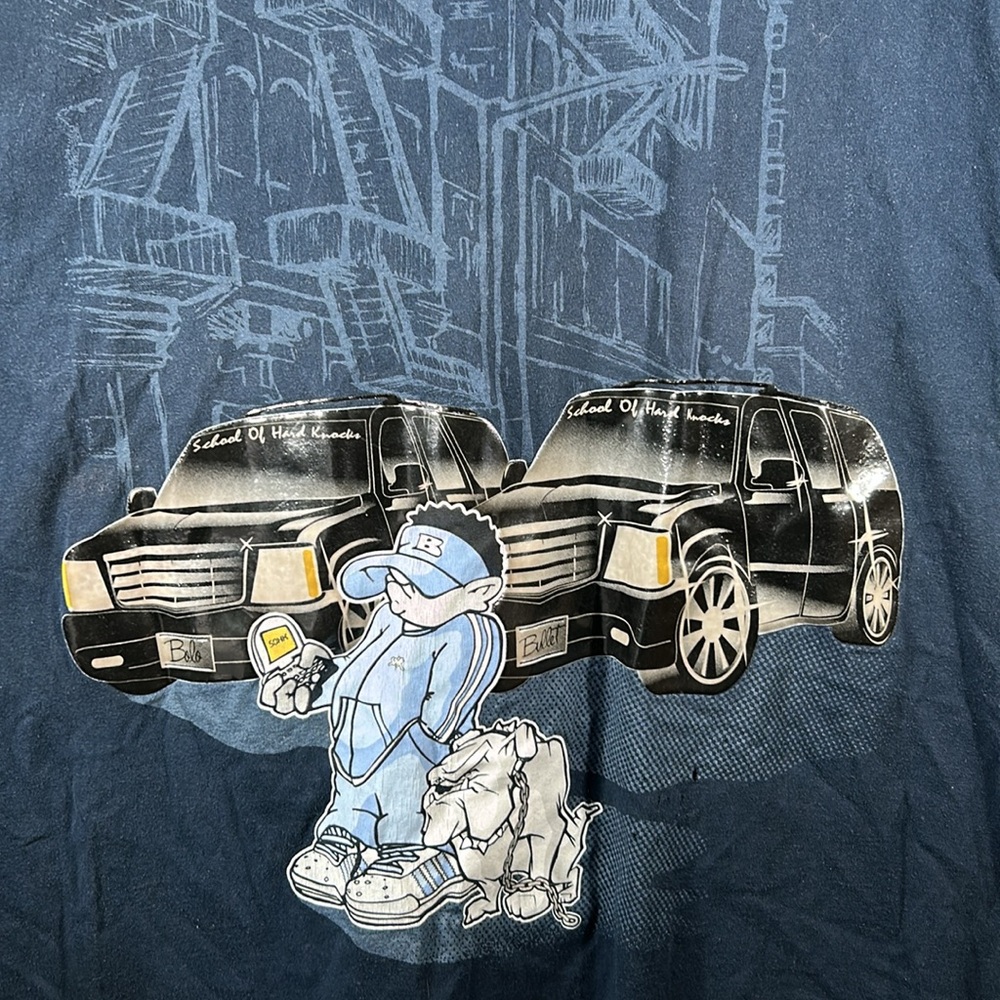 Vintage 90s Hard Knocks T-shirt 4XL
School of Hard Knocks - Picture 2 of 5